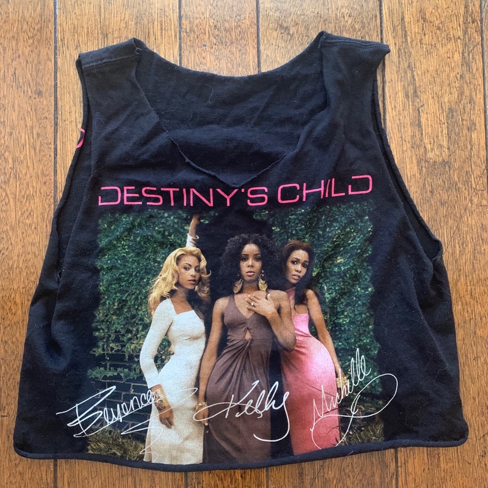 Destinys Child World Tour 2005 Crop Top